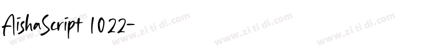 AishaScript 1022字体转换